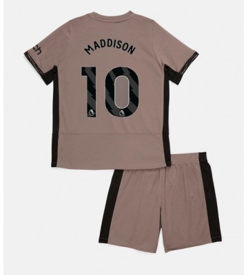 Tottenham Hotspur James Maddison #10 Koszulka Trzecich Dziecięca 2023-24 Krótki Rękaw (+ Krótkie spodenki)